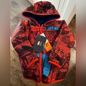 Marvel Reversible Zip Up Toddler Jacket with Hood